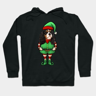 Cavalier King Charles Spaniel Christmas Elf Hoodie